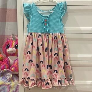Eleanor rose rainbow dress